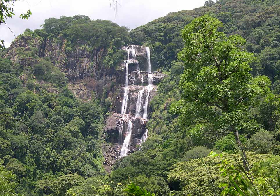 Beutiful waterfalls at Udzungwa