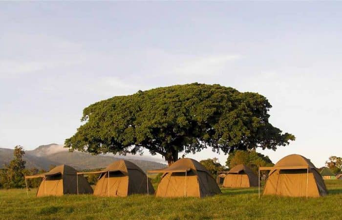 Camping safari in Tanzania