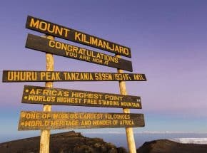 Uhuru Peak Kilimanjaro