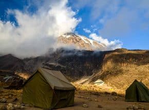Kilimanjaro Mountain resting