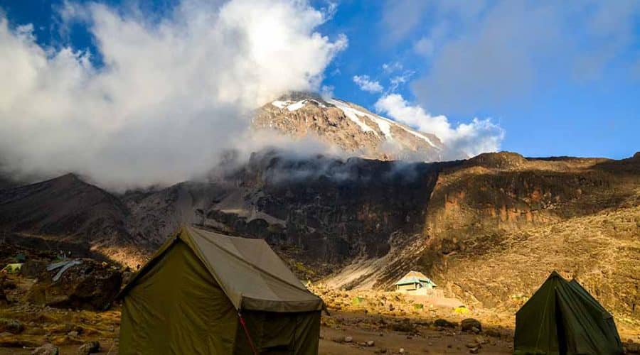Kilimanjaro Mountain resting
